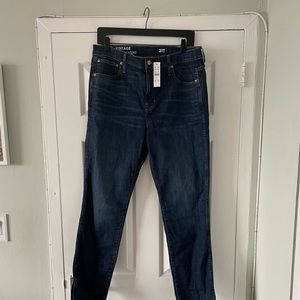 NWT J.Crew Tall 9” Size 31T Vintage Slim Straight Jean in Rockport Wash
